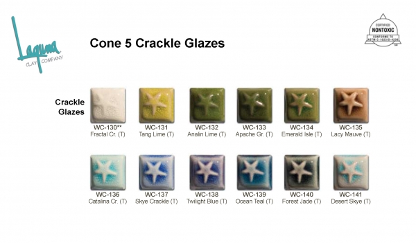 裂紋釉 (透明) Crackle Glazes