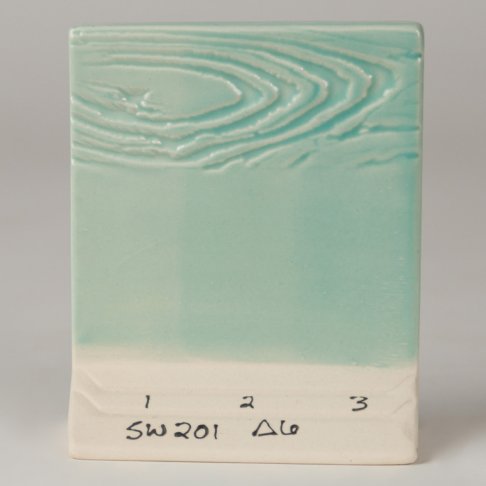 MAYCO Stoneware Classic Glaze - SW-201 Turquoise - 淡綠松石 (16oz) 4